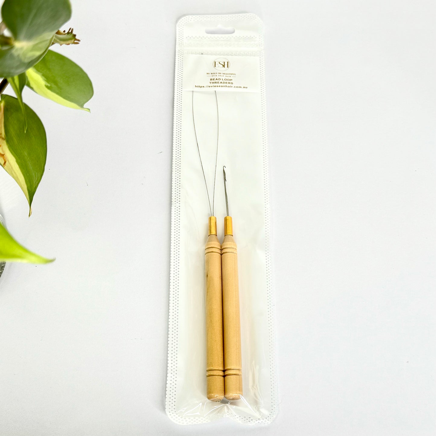 Evie Sean Hair Bamboo & Wire/Hook Bead Threader