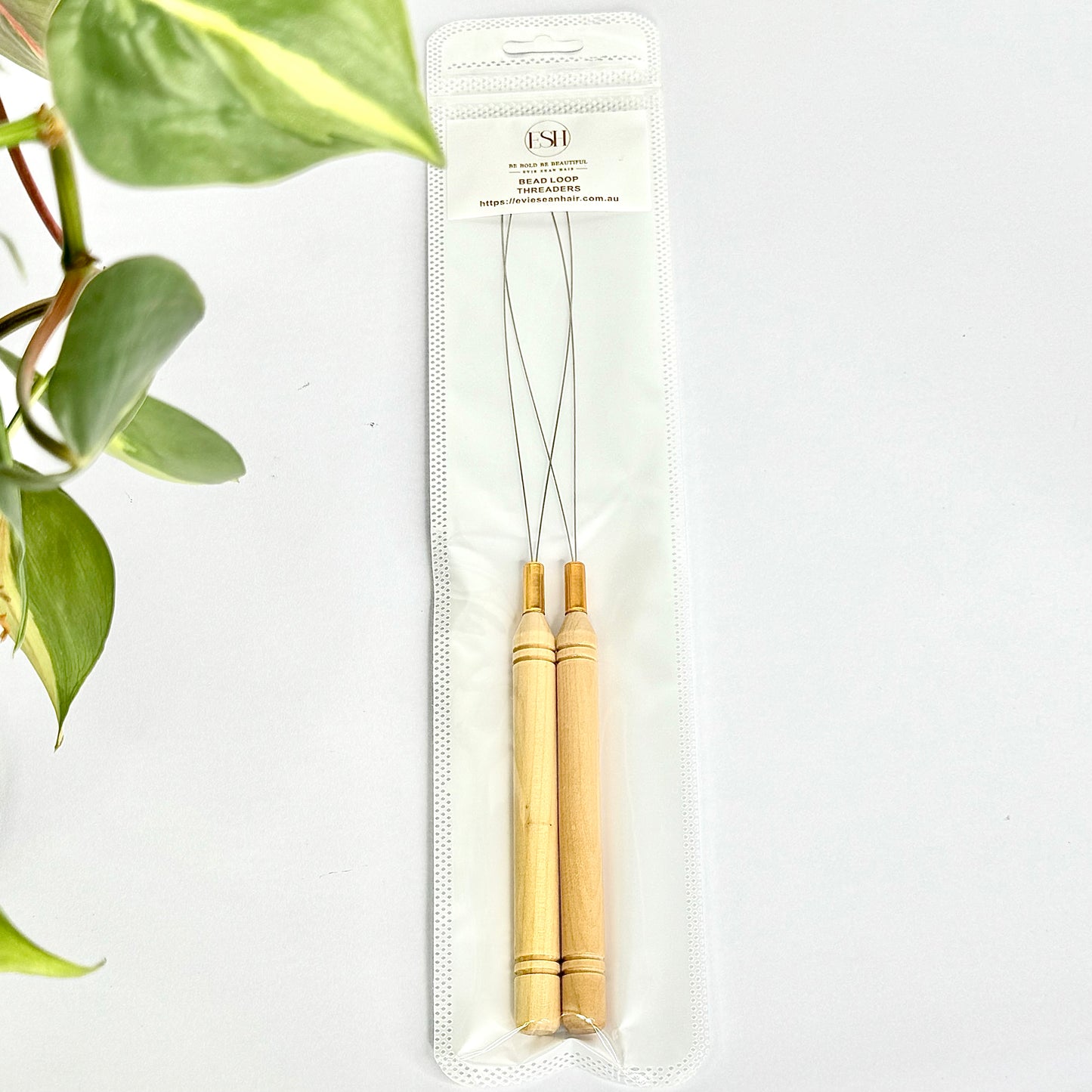 Evie Sean Hair Bamboo & Wire  Bead Threader