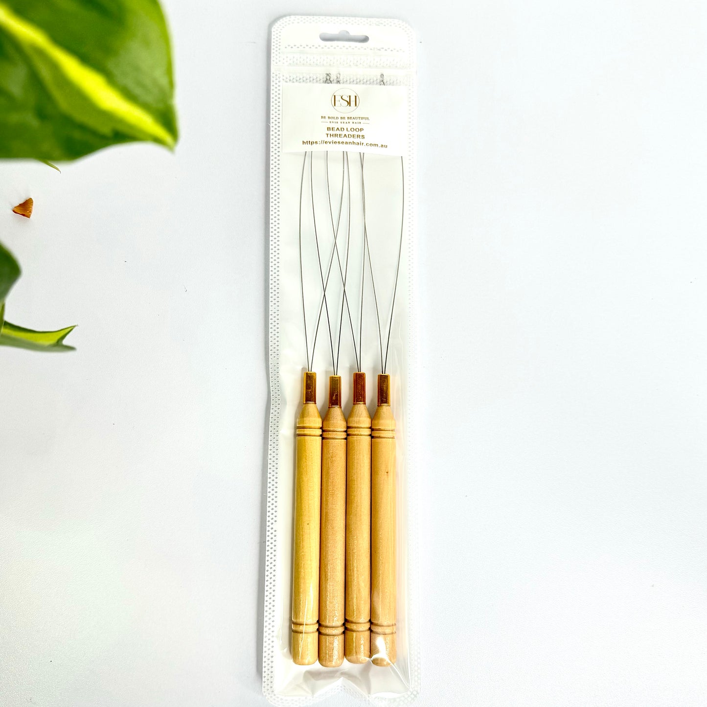 Evie Sean Hair Bamboo & Wire  Bead Threader